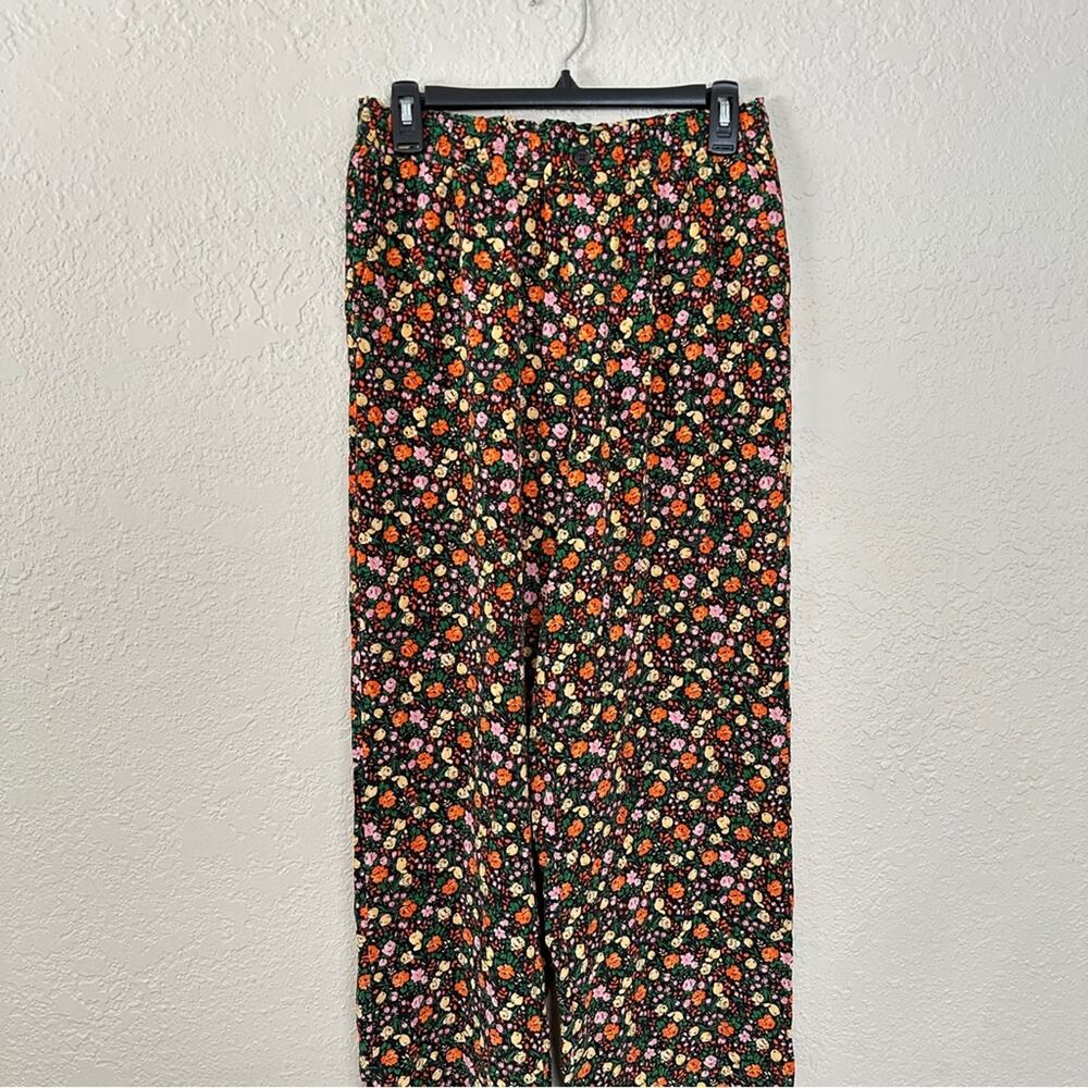 GANNI Joycedale Floral Silk Pants 36 Small - Picture 3 of 7